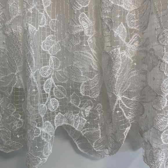 Elegant White Lace Strapless Dress  *Size-34 A/B top **Free Shipping** - Picture 5 of 10